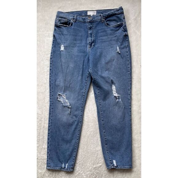 Current/Elliott Original Boyfriend in Sunny Destructed, Size 32 - Picture 10 of 14